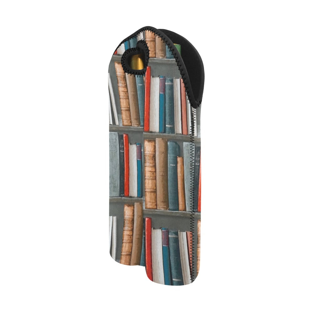 Books - 2-Bottle Neoprene Wine Bag 2 Bottle Wine Bag Printed Offshore