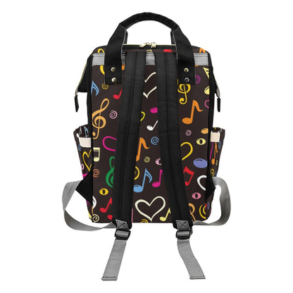 Musical Notes - Multifunction Backpack Multifunction Backpack