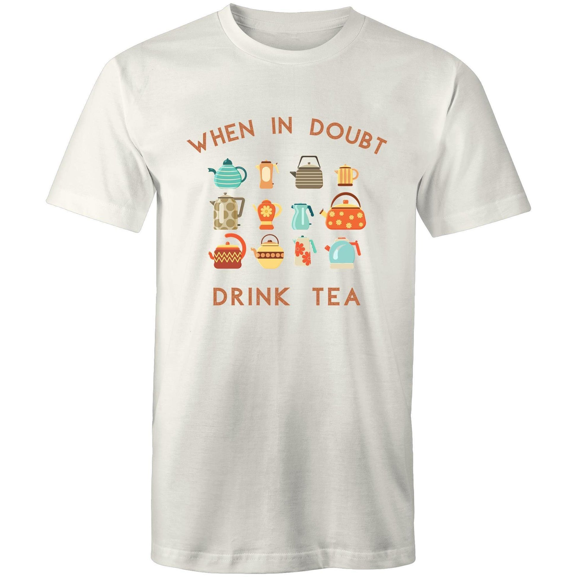Drink Tea - Mens T-Shirt Natural Mens T-shirt Mens Tea