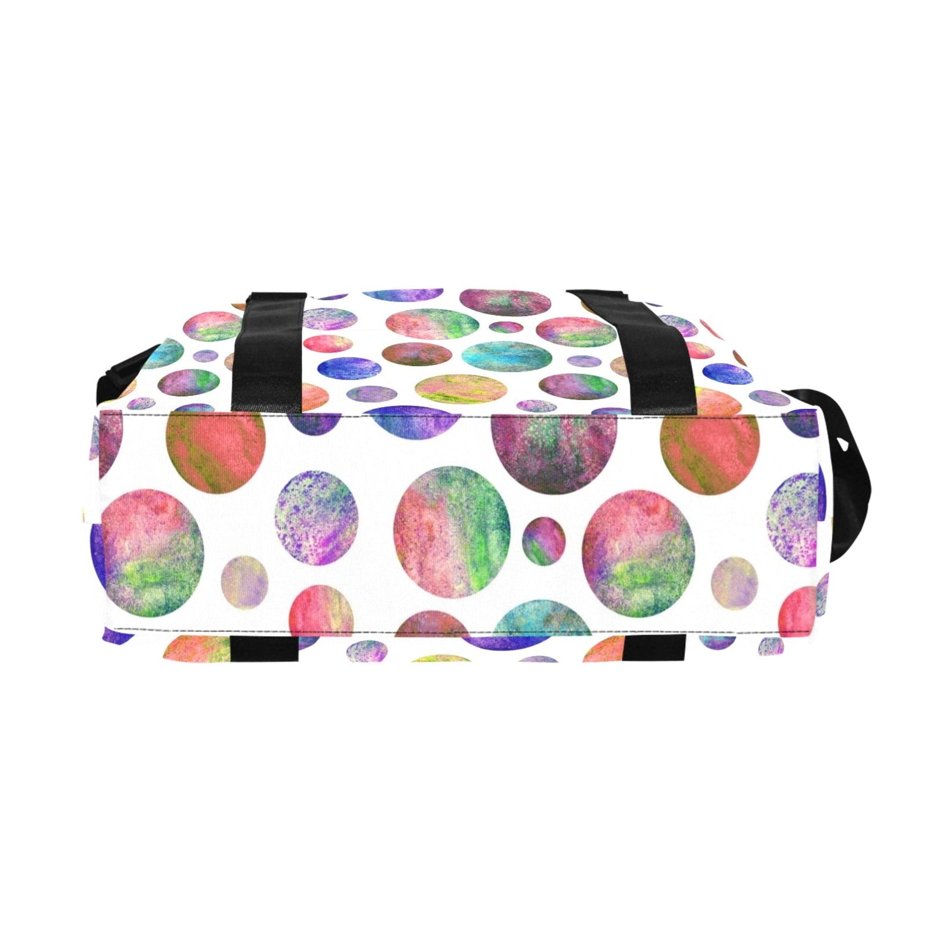 Watercolour Planets - Square Duffle Bag Square Duffle Bag