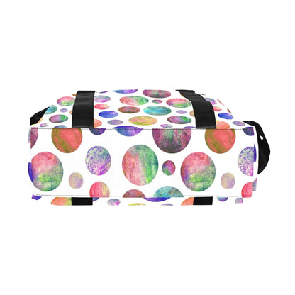 Watercolour Planets - Square Duffle Bag Square Duffle Bag