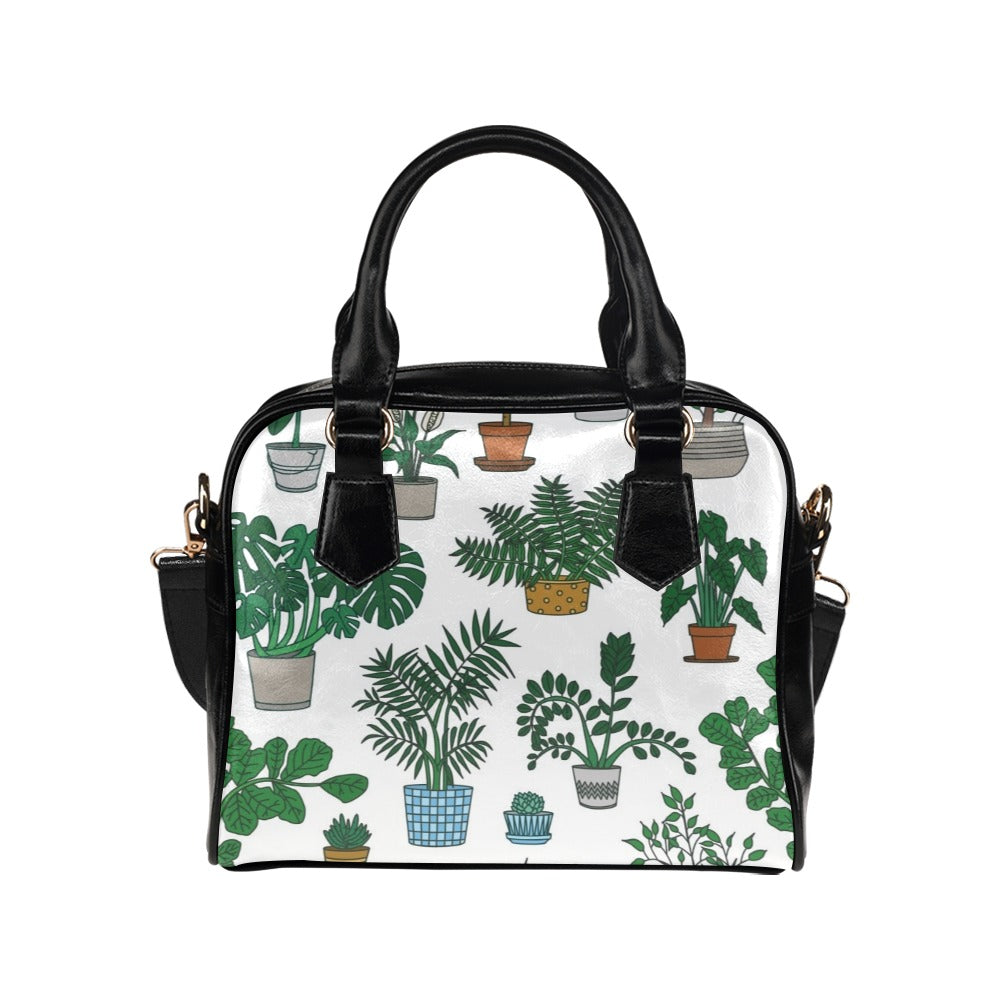 Plant Lover - Shoulder Handbag Shoulder Handbag Plants Printed Offshore