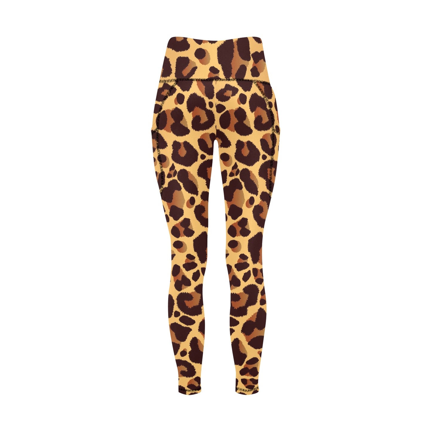 Leopard Print - Women's Leggings with Pockets Women's Leggings with Pockets S - 2XL animal