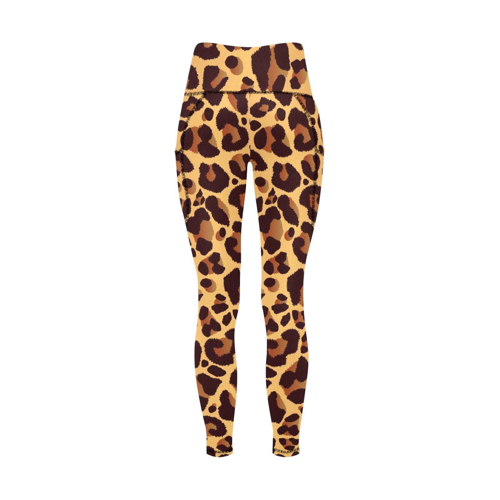 Leopard Print - Women's Leggings with Pockets Women's Leggings with Pockets S - 2XL animal