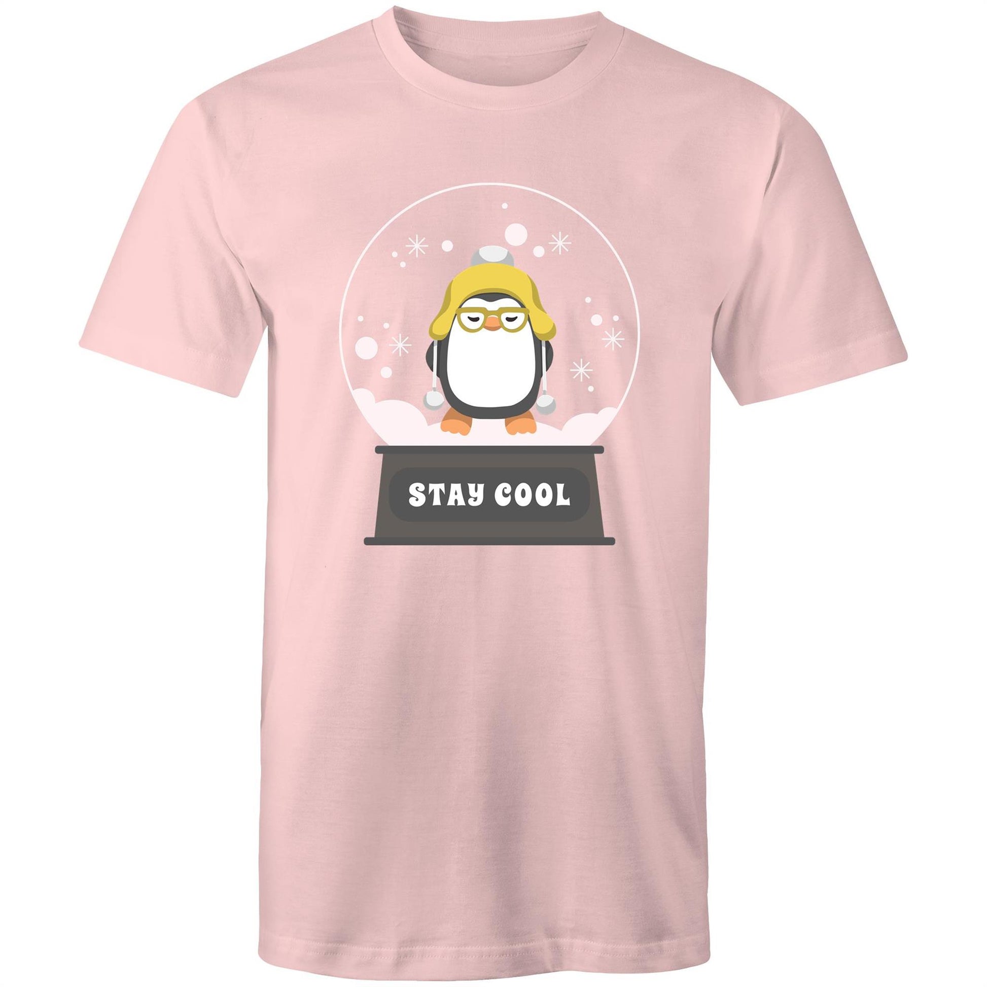 Stay Cool - Mens T-Shirt Pink Christmas Mens T-shirt Merry Christmas