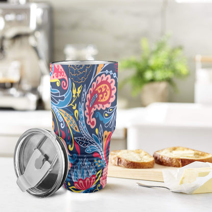 Paisley - 30oz Insulated Stainless Steel Mobile Tumbler 30oz Insulated Stainless Steel Mobile Tumbler