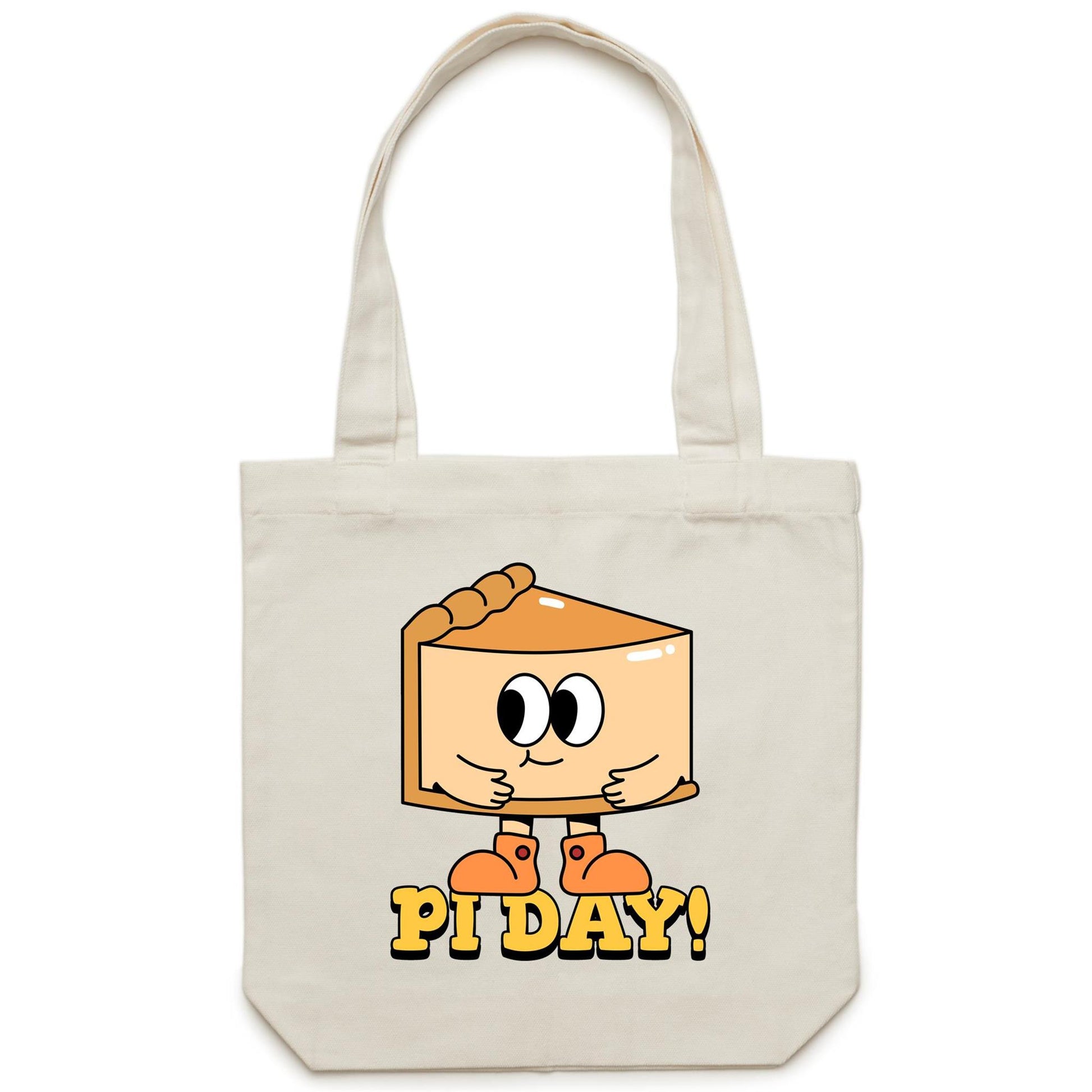 Pi Day - Canvas Tote Bag Cream One Size Tote Bag Maths Science