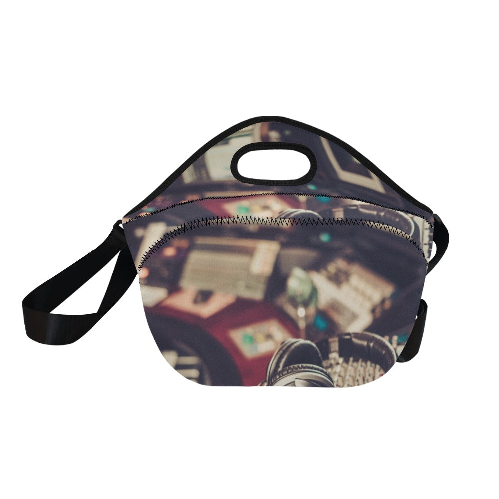 Sound Desk - Neoprene Lunch Bag/Large Neoprene Lunch Bag/Large Music