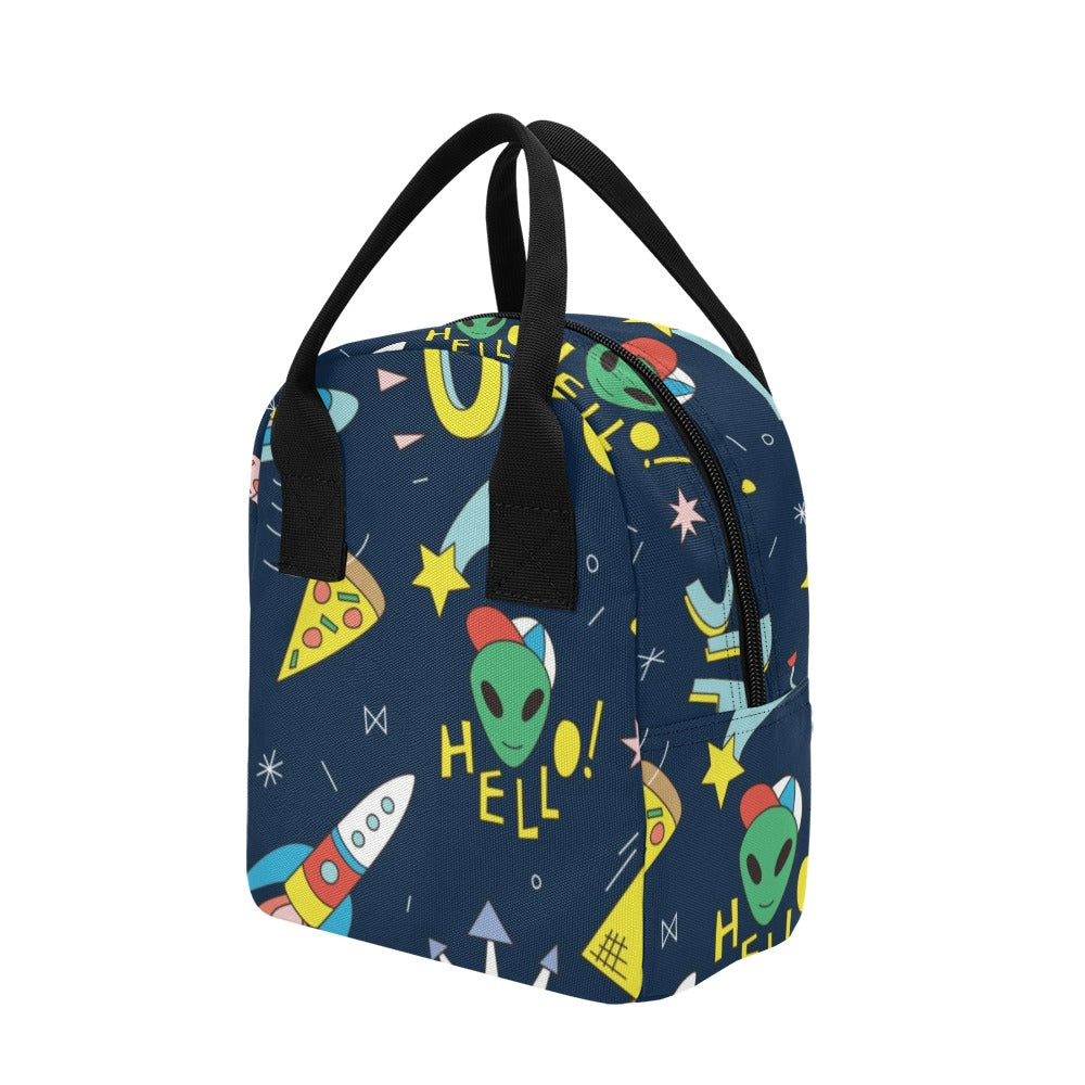 Hello Alien - Lunch Bag Lunch Bag Printed Offshore