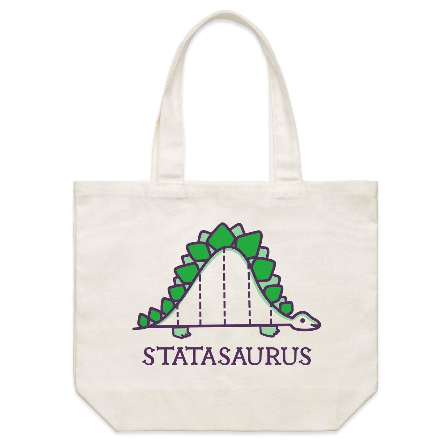 Statasaurus - Shoulder Canvas Tote Bag Default Title Shoulder Tote Bag