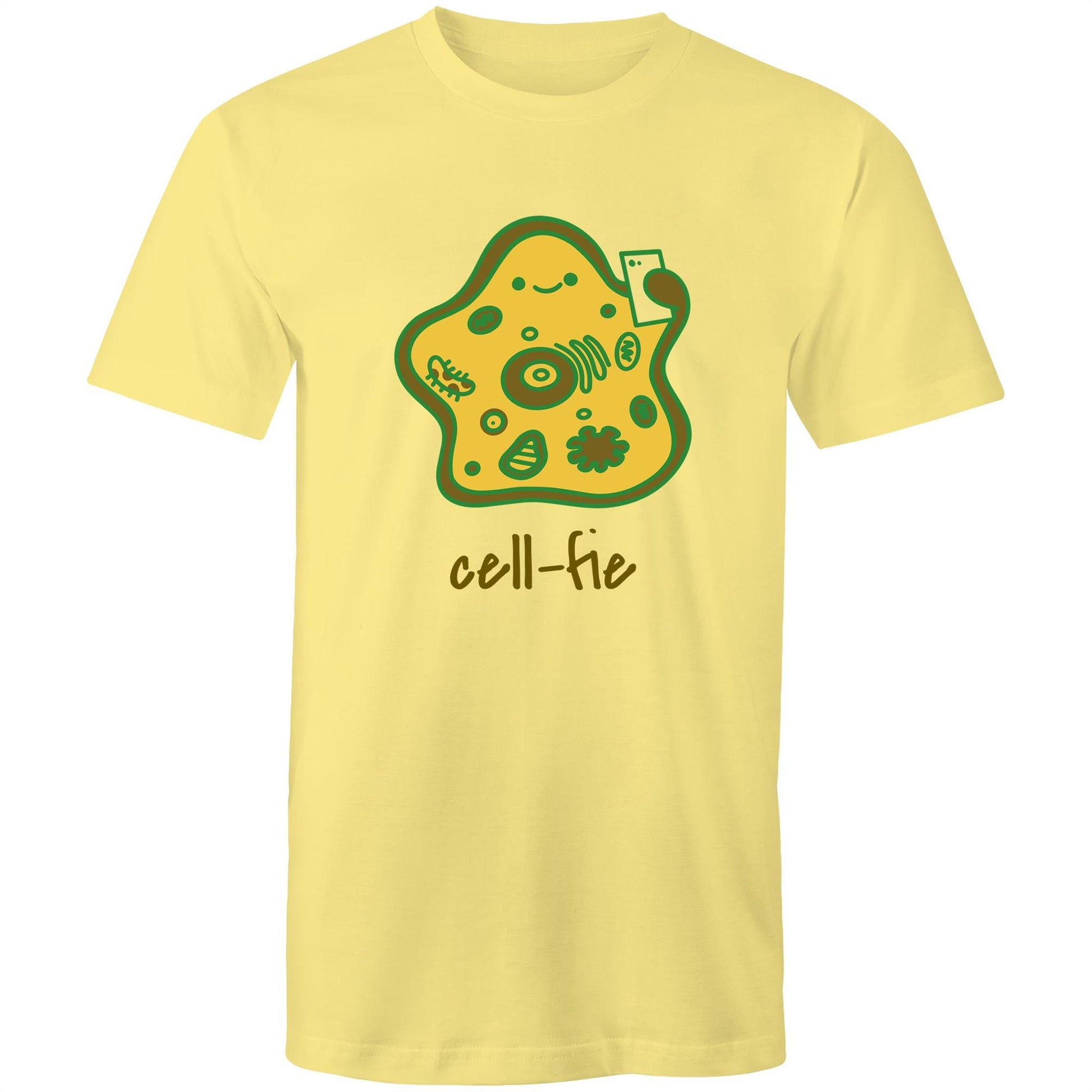 Cell-fie - Mens T-Shirt Lemon Mens T-shirt Science