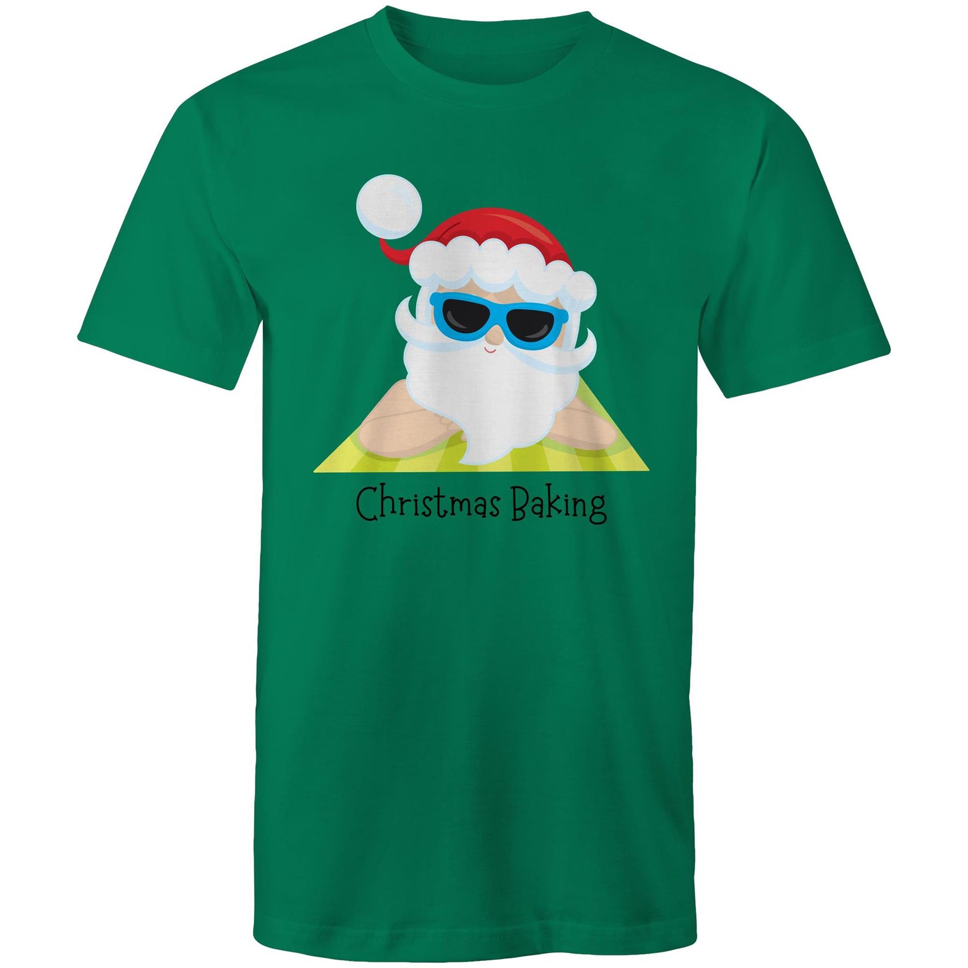 Christmas Baking - Mens T-Shirt Kelly Green Christmas Mens T-shirt Merry Christmas