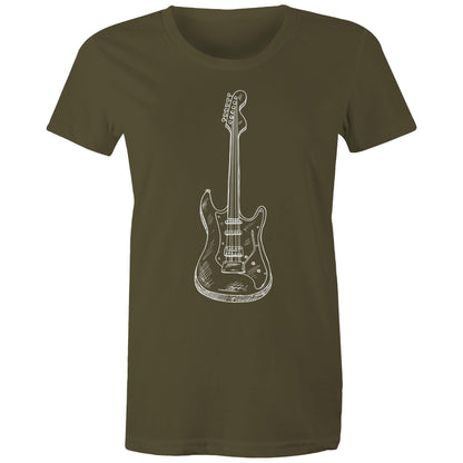 Guitar - Women's T-shirt Army Womens T-shirt Music Womens