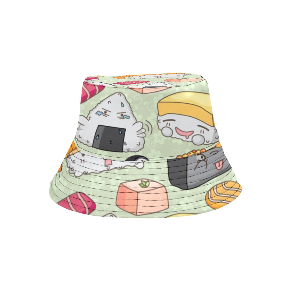 Sushi - Bucket Hat for Men All Over Print Bucket Hat for Men Food Printed Offshore