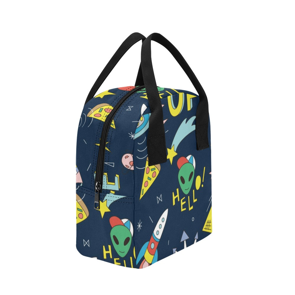 Hello Alien - Lunch Bag Lunch Bag Printed Offshore