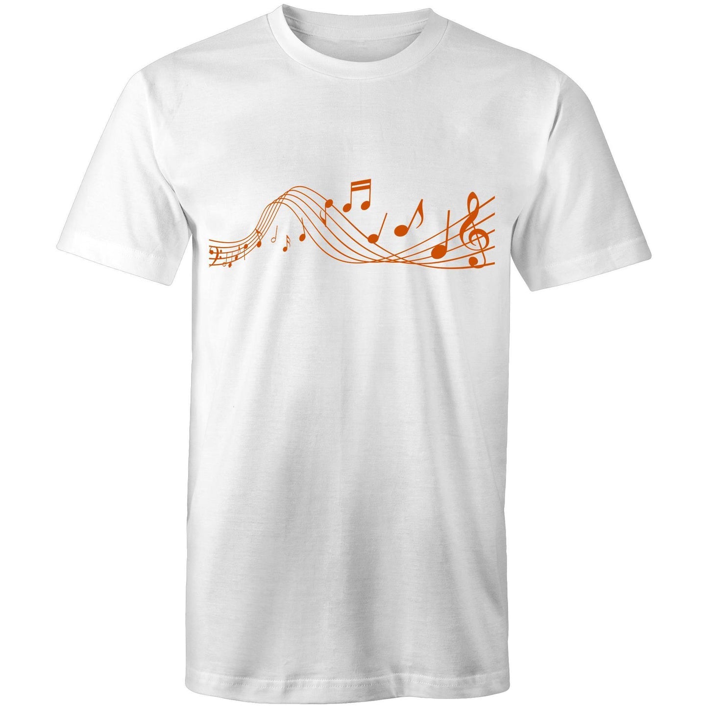 Music Notes - Mens T-Shirt White Mens T-shirt Mens Music