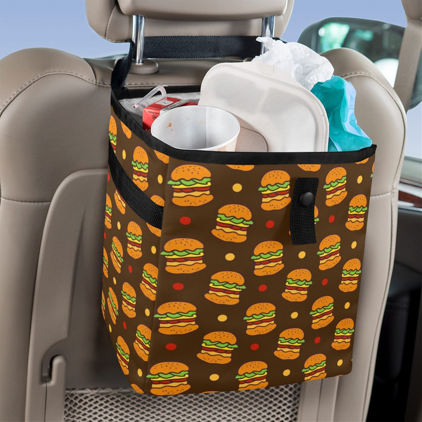 Burgers - Car Trash Bag Car Trash Bag