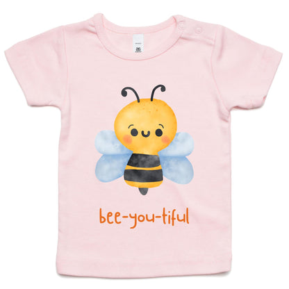 Bee-you-tiful - Baby T-shirt Pink Baby T-shirt animal