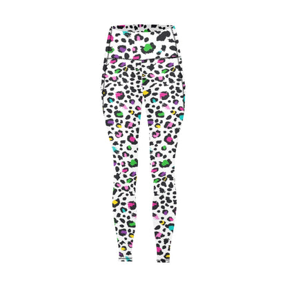 Animal Print In Colour - Women's Leggings with Pockets Women's Leggings with Pockets S - 2XL animal Printed Offshore