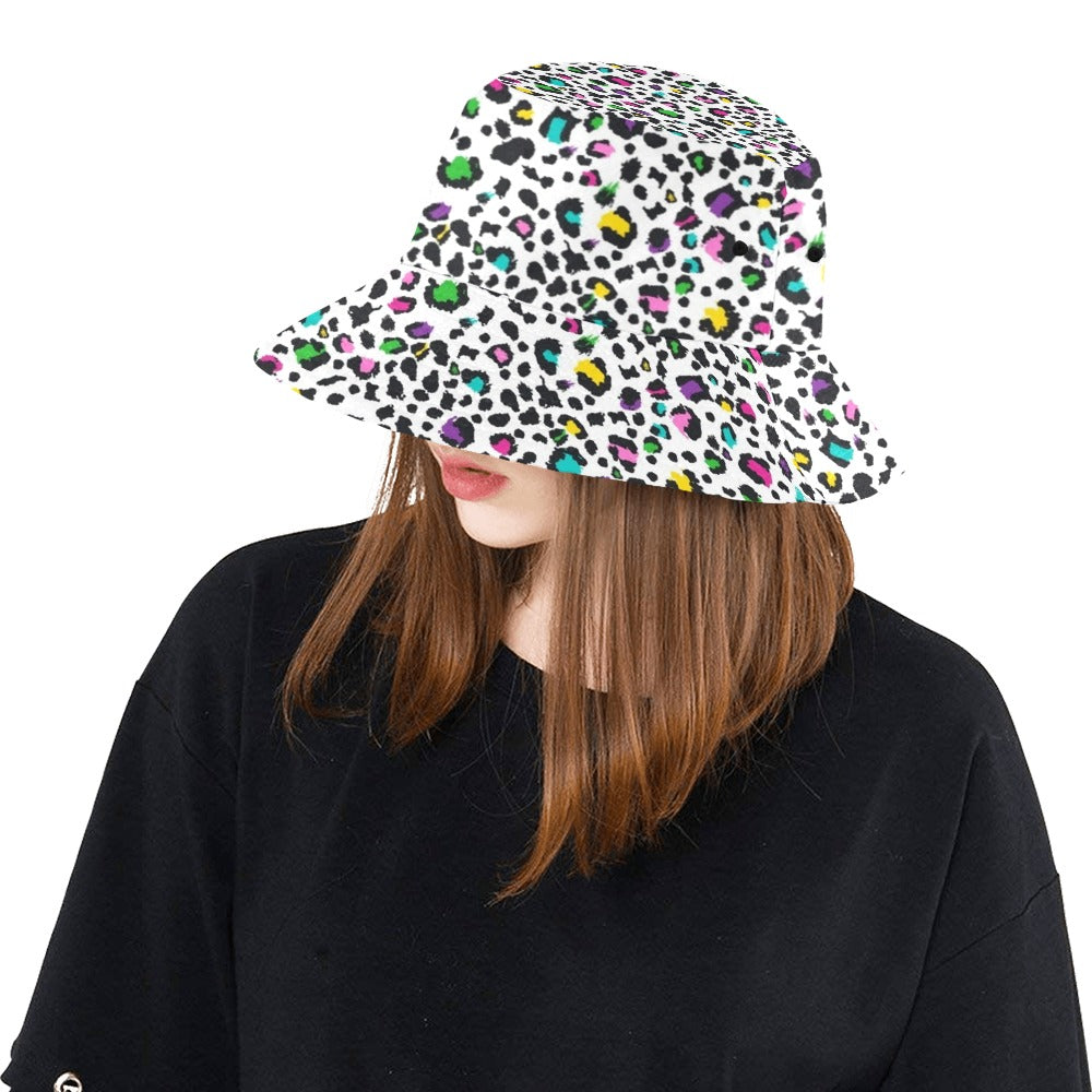 Animal Print In Colour - Bucket Hat Bucket Hat for Women animal Printed Offshore