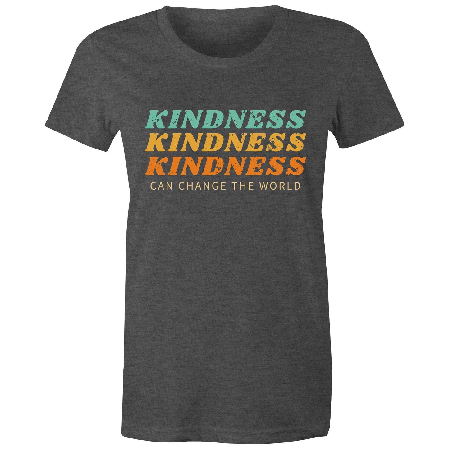 Kindness Can Change The World - Women's T-shirt Asphalt Marle Womens T-shirt Retro Womens
