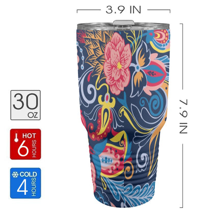 Paisley - 30oz Insulated Stainless Steel Mobile Tumbler 30oz Insulated Stainless Steel Mobile Tumbler