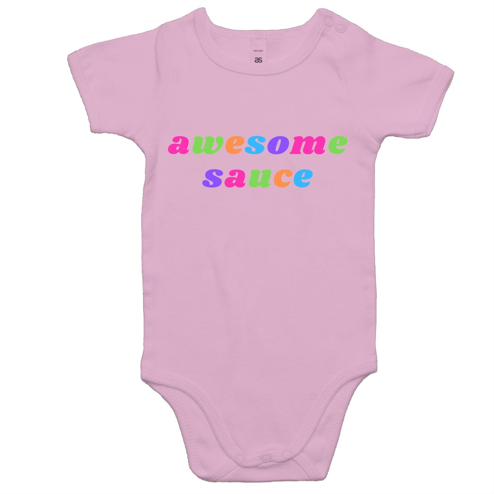 Awesome Sauce - Baby Bodysuit Pink Baby Bodysuit kids