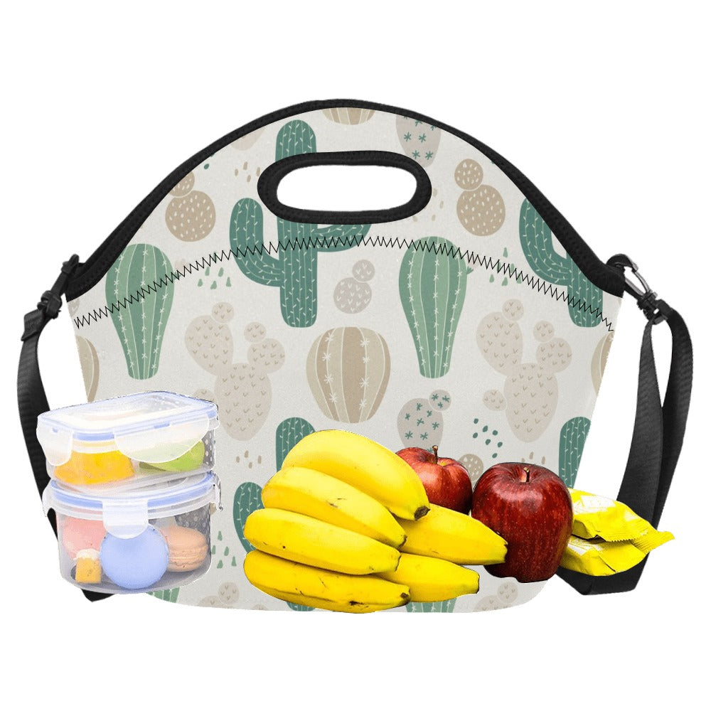 Cactus - Neoprene Lunch Bag/Large Neoprene Lunch Bag/Large Plants Printed Offshore