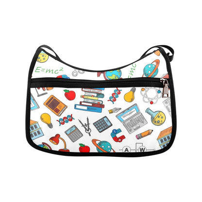 School Time - Crossbody Fabric Handbag Crossbody Handbag