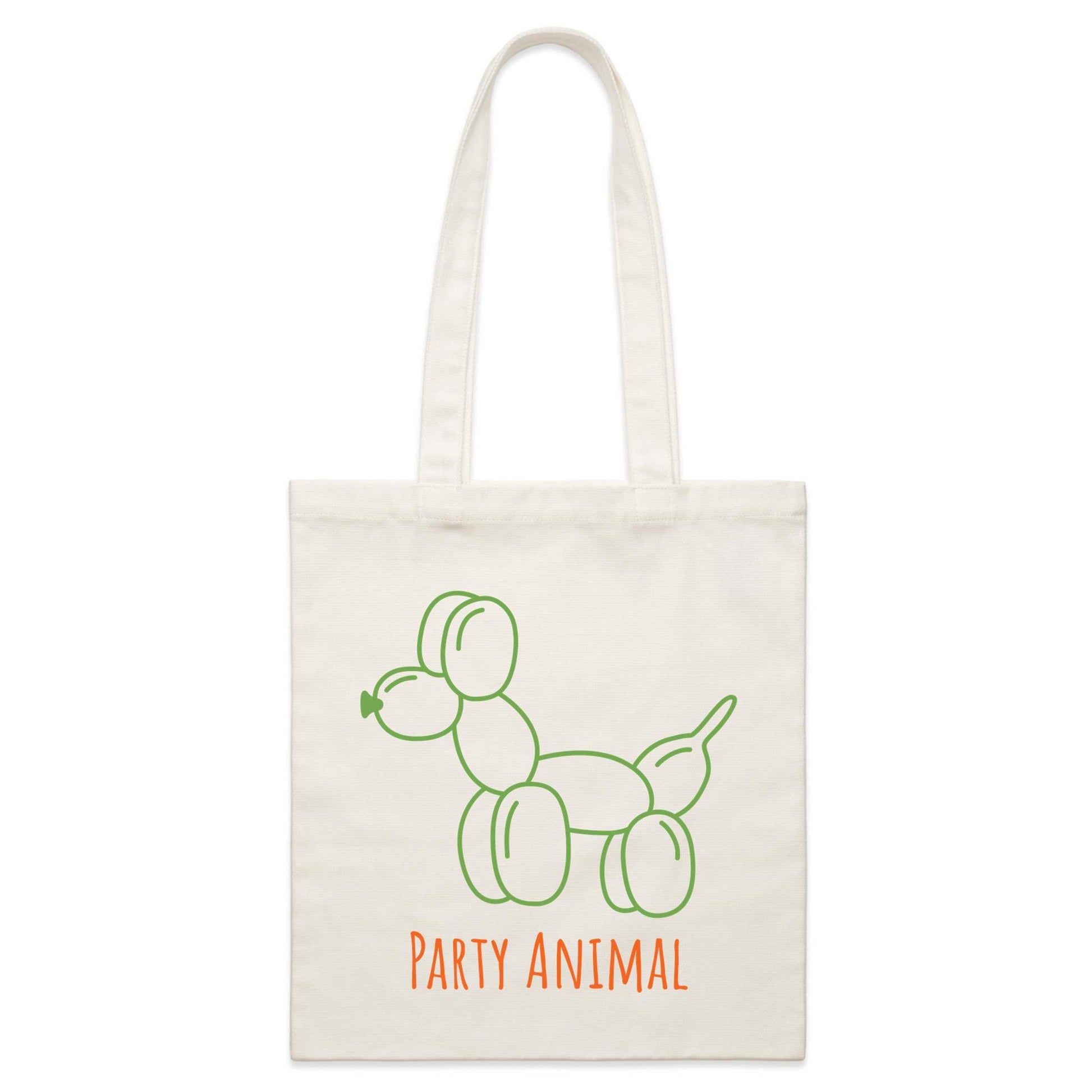 Party Animal - Parcel Canvas Tote Bag Default Title Parcel Tote Bag