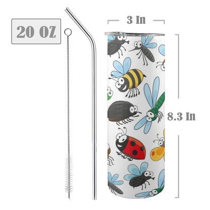 Little Creatures - 20oz Tall Skinny Tumbler with Lid and Straw 20oz Tall Skinny Tumbler with Lid and Straw