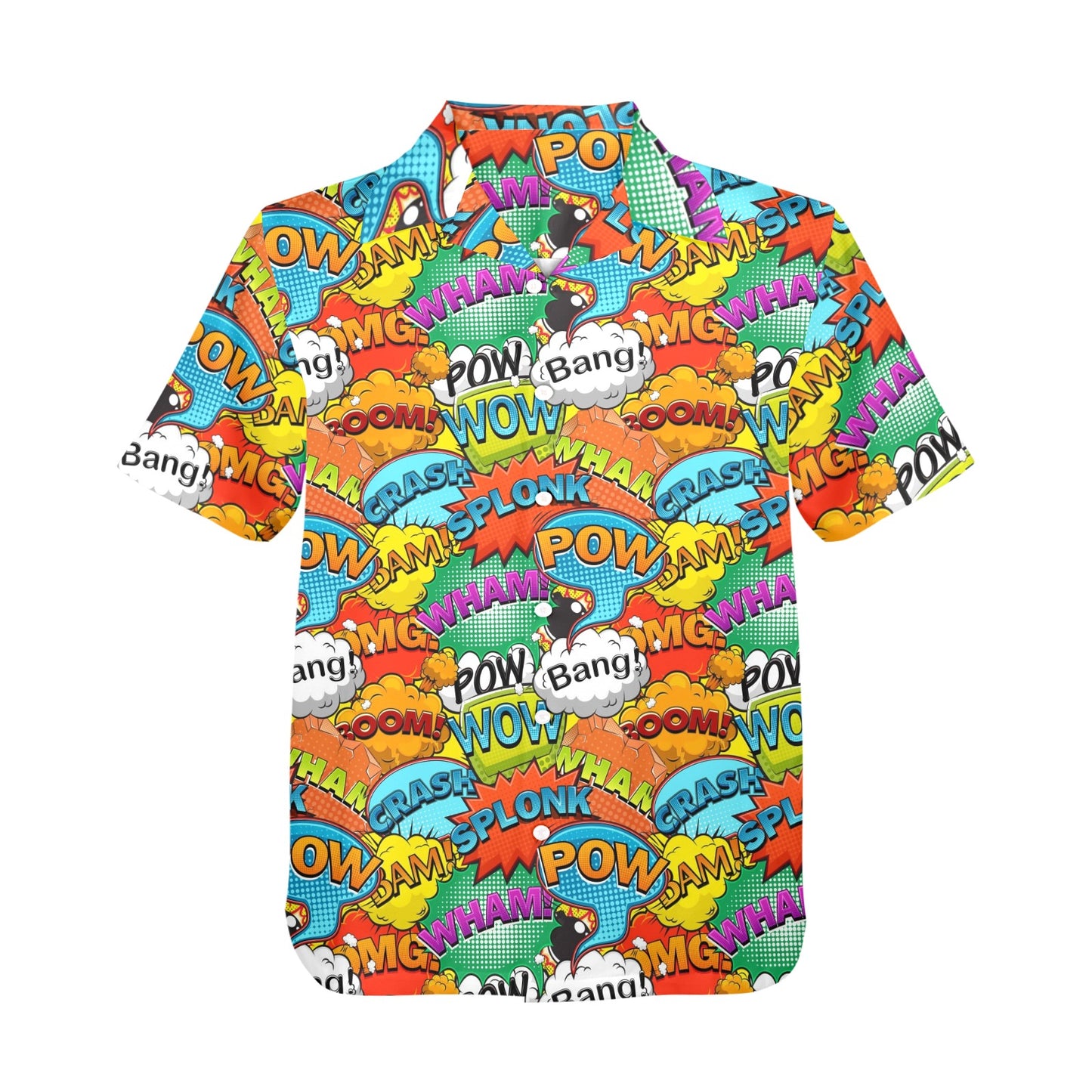 Comic Book 2 - Mens Hawaiian Shirt Mens Hawaiian Shirt