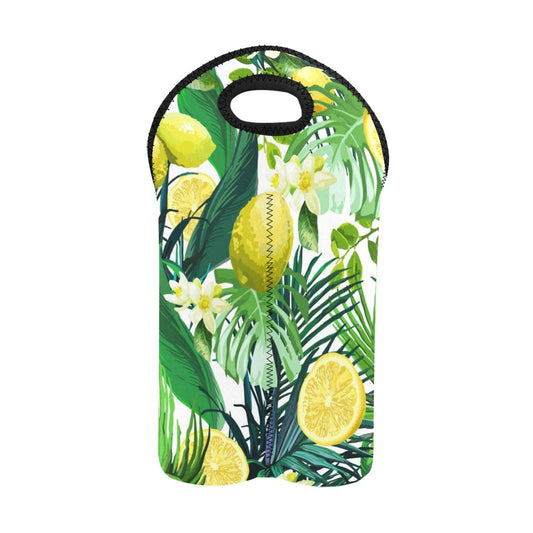 Lemons - 2-Bottle Neoprene Wine Bag 2 Bottle Wine Bag Printed Offshore