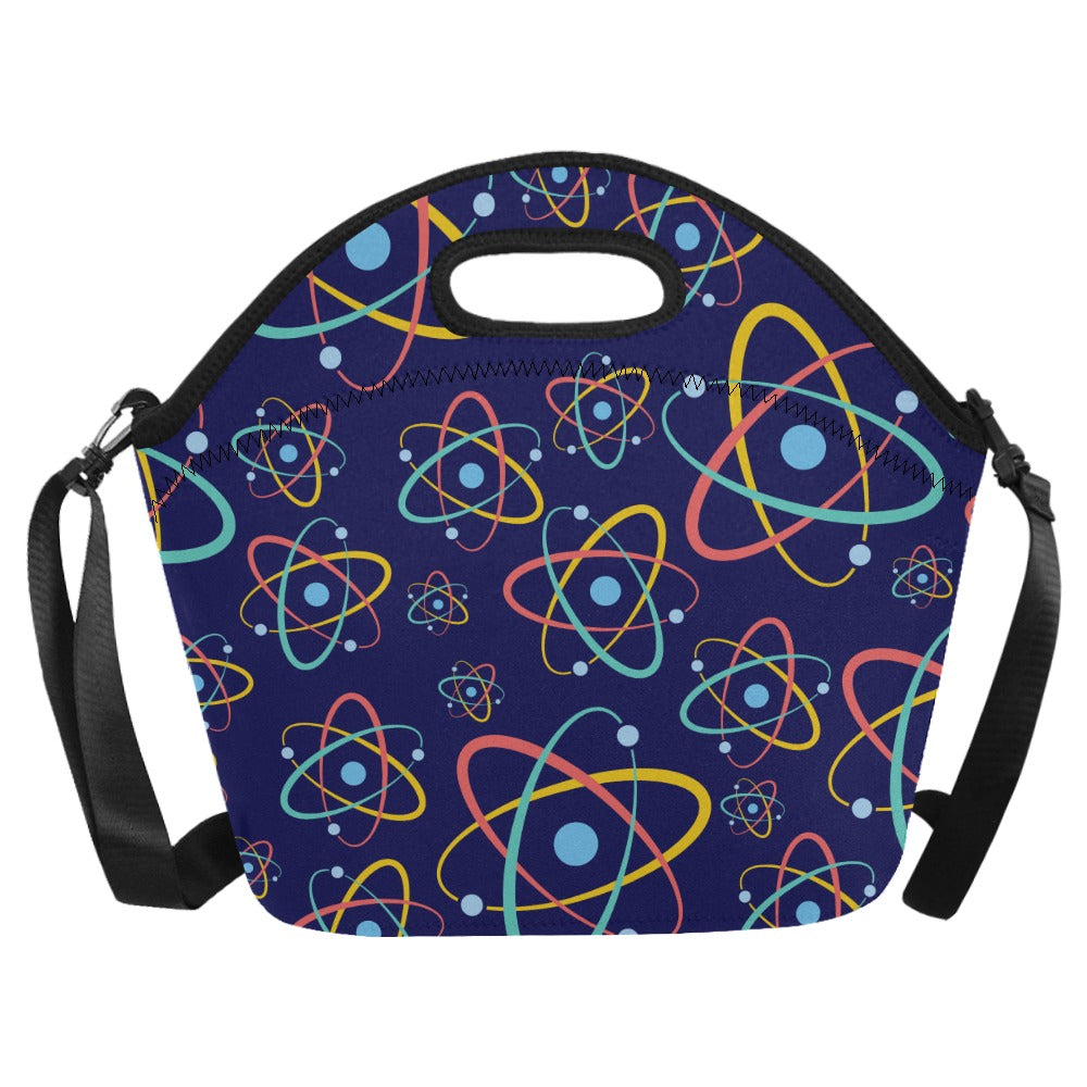 Atoms - Neoprene Lunch Bag/Large Neoprene Lunch Bag/Large Printed Offshore Science