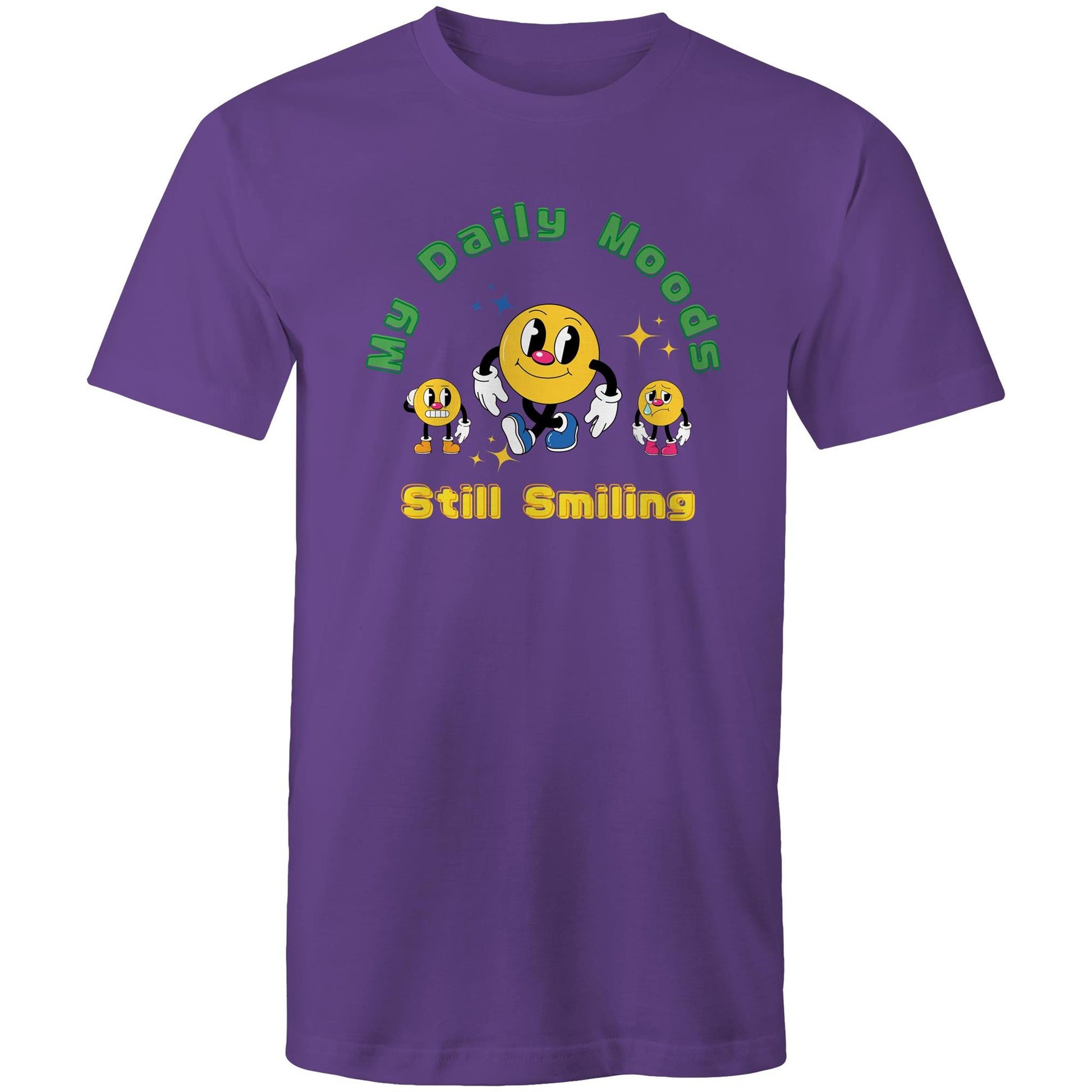 My Daily Moods - Mens T-Shirt Purple Mens T-shirt