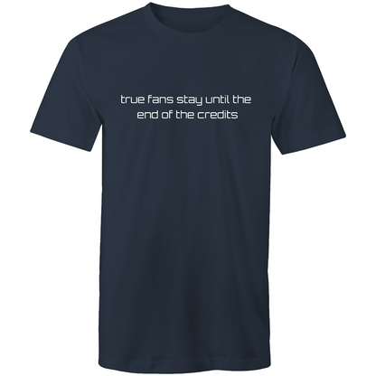 True Fans - Mens T-Shirt Navy Mens T-shirt Funny Mens