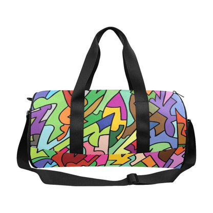 Bright Abstract - Round Duffle Bag Round Duffle Bag