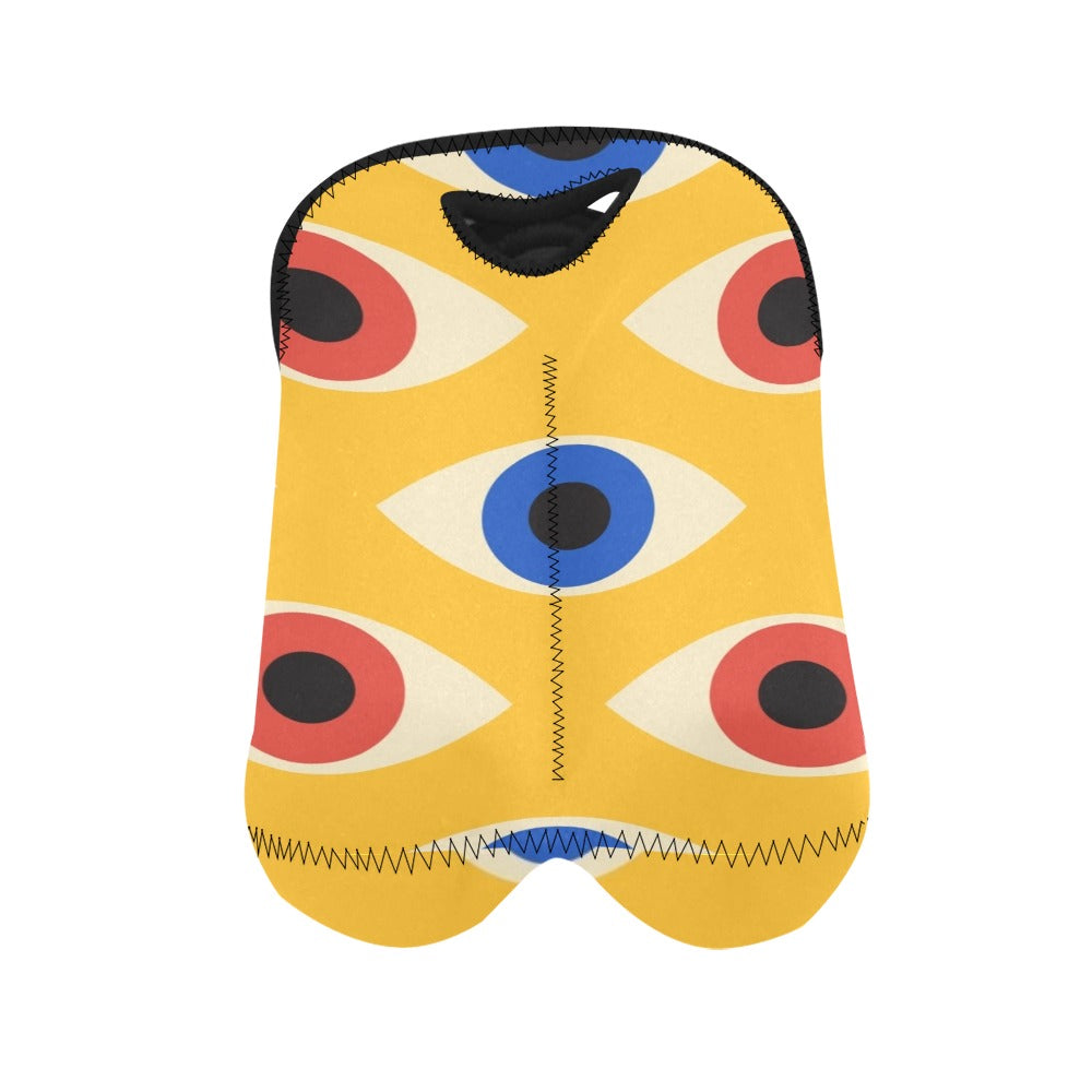 Eyes on Yellow - 2-Bottle Neoprene Wine Bag 2 Bottle Wine Bag