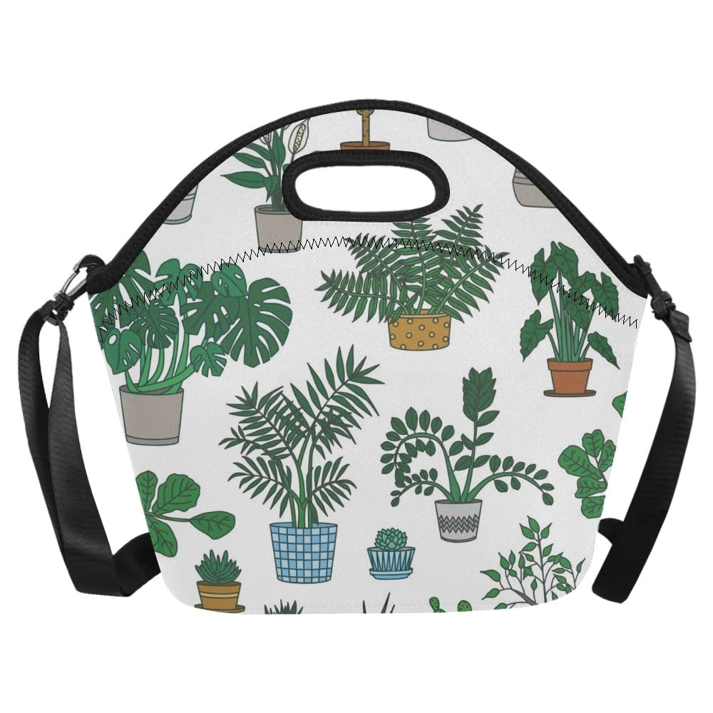 Plant Lover - Neoprene Lunch Bag/Large Neoprene Lunch Bag/Large Plants Printed Offshore