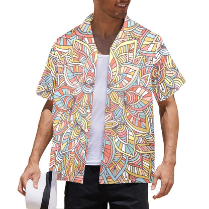 Colour Floral - Mens Hawaiian Shirt Mens Hawaiian Shirt