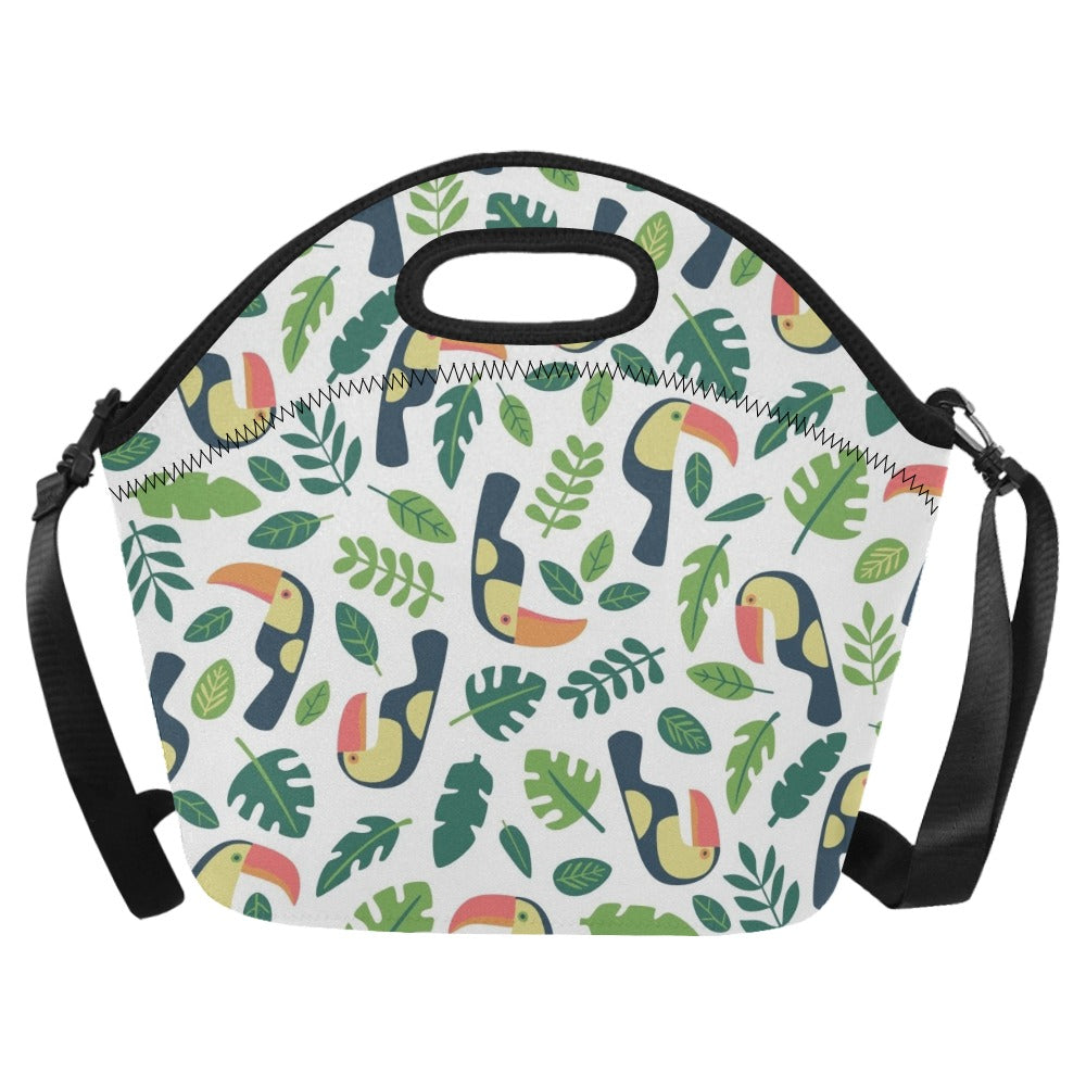 Toucans - Neoprene Lunch Bag/Large Neoprene Lunch Bag/Large animal Printed Offshore