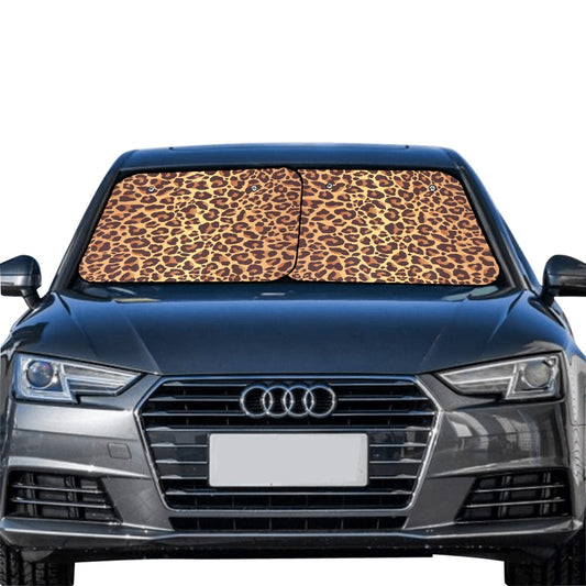 Leopard Print - Car Sun Shade 28"x28"x2pcs Car Sun Shade 28"x28"x2pcs animal
