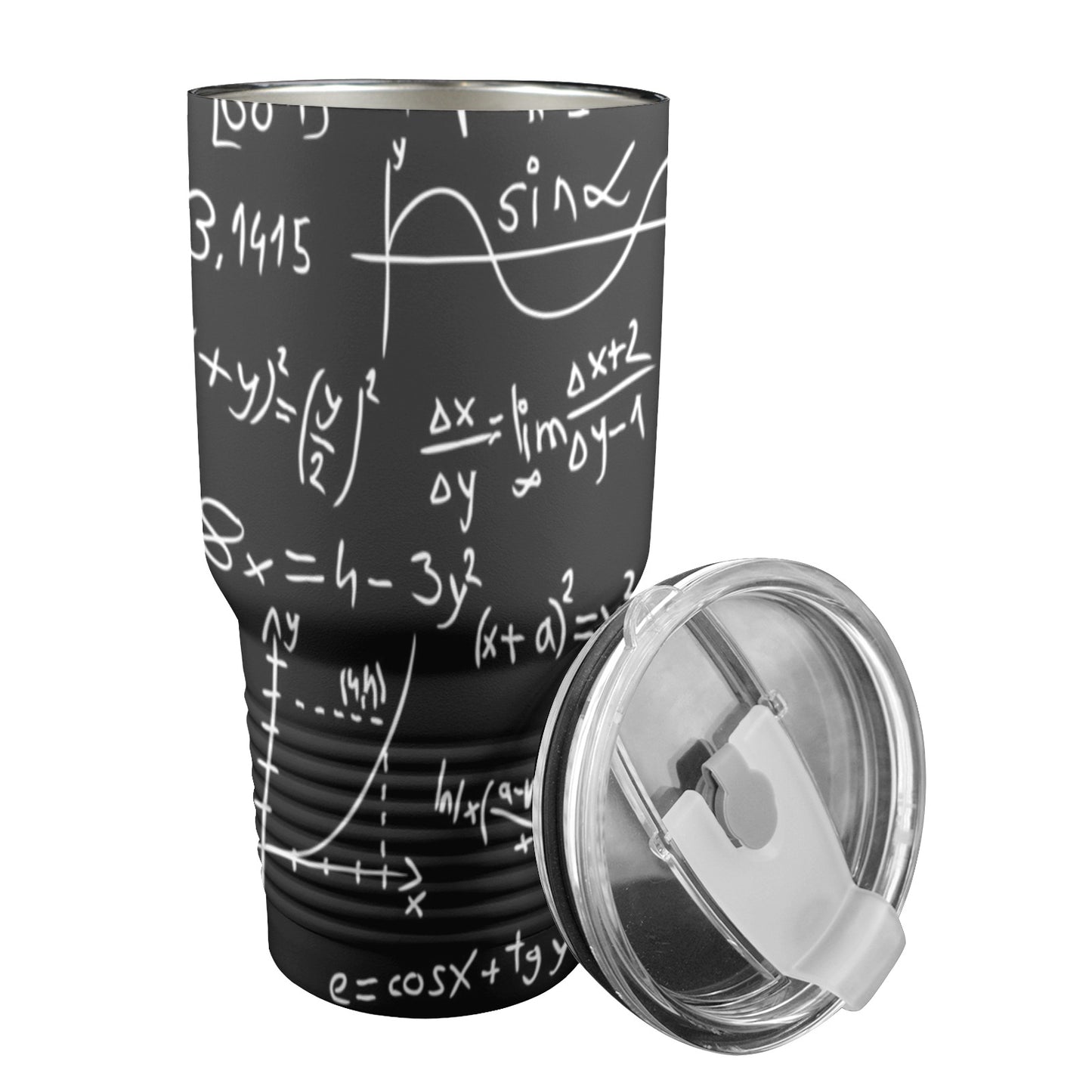 Equations - 30oz Insulated Stainless Steel Mobile Tumbler 30oz Insulated Stainless Steel Mobile Tumbler Maths Printed Offshore Science