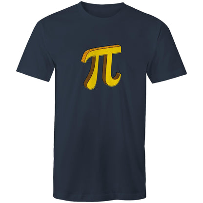 Pi - Mens T-Shirt Navy Mens T-shirt Maths Science