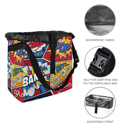 Comic Book - Car Trash Bag Car Trash Bag Printed Offshore