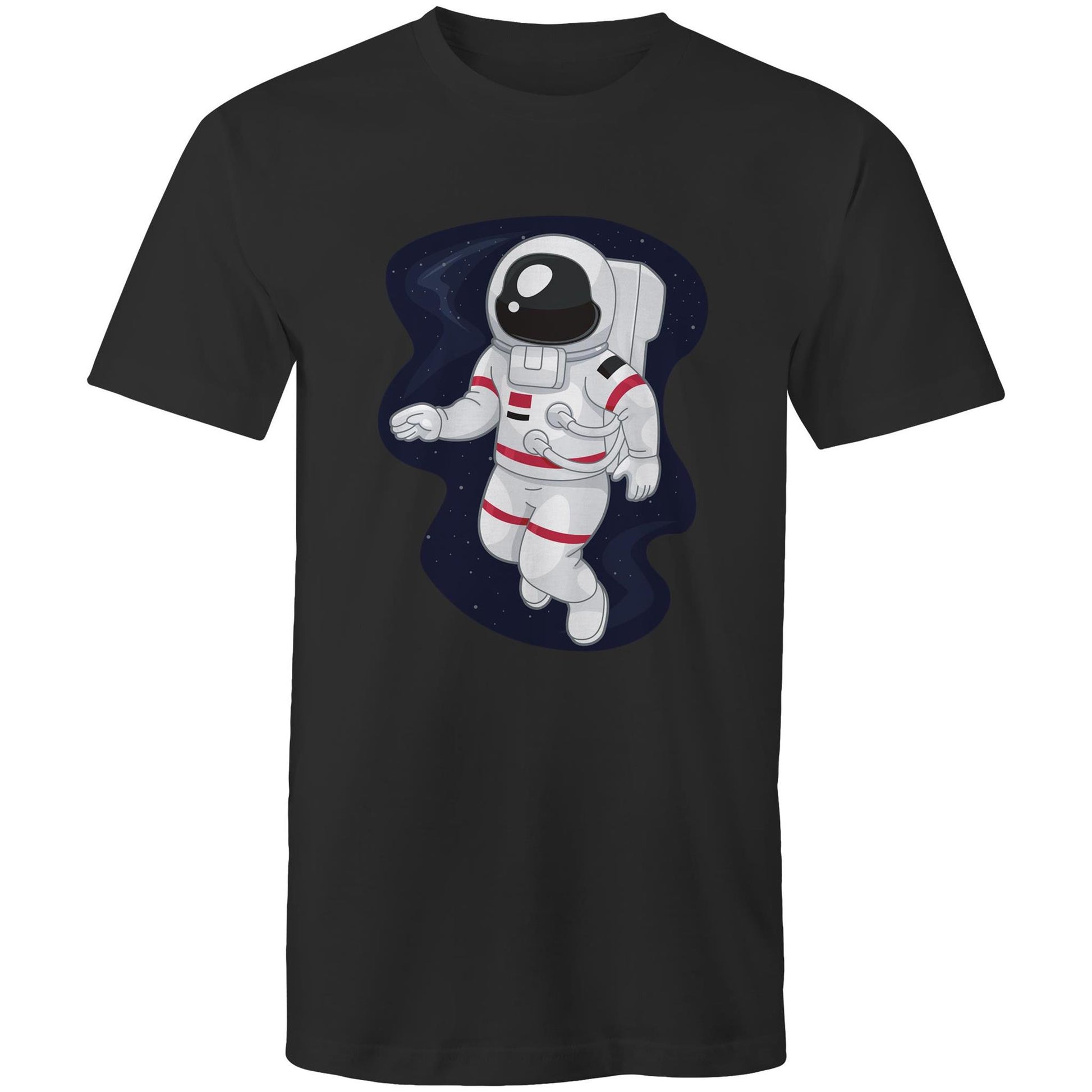 Astronaut - Mens T-Shirt Black Mens T-shirt Mens Space