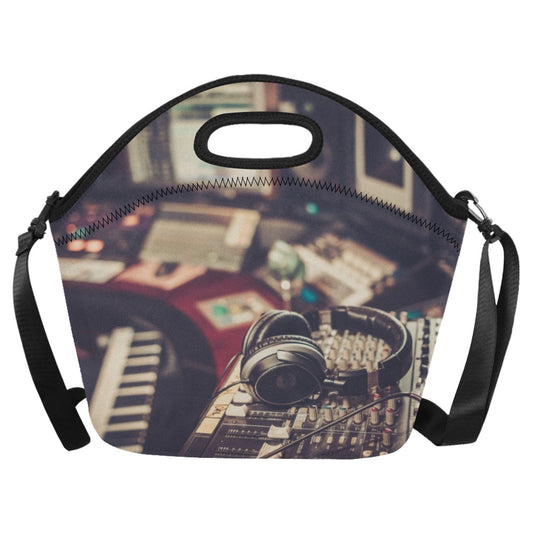 Sound Desk - Neoprene Lunch Bag/Large Neoprene Lunch Bag/Large Music