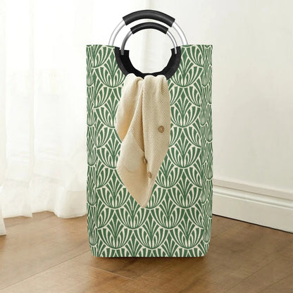 Green Pattern - Square Laundry Bag Square Laundry Bag Printed Offshore