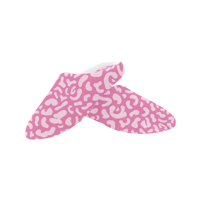 Pink Leopard - Women's Non-Slip Cotton Slippers Women's Non-Slip Cotton Slippers animal Printed Offshore