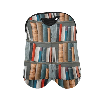 Books - 2-Bottle Neoprene Wine Bag 2 Bottle Wine Bag Printed Offshore